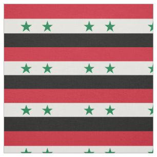 Syria Old Flag Fabric