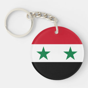 Syria Old Flag Key Ring