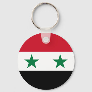 Syria Old Flag Key Ring
