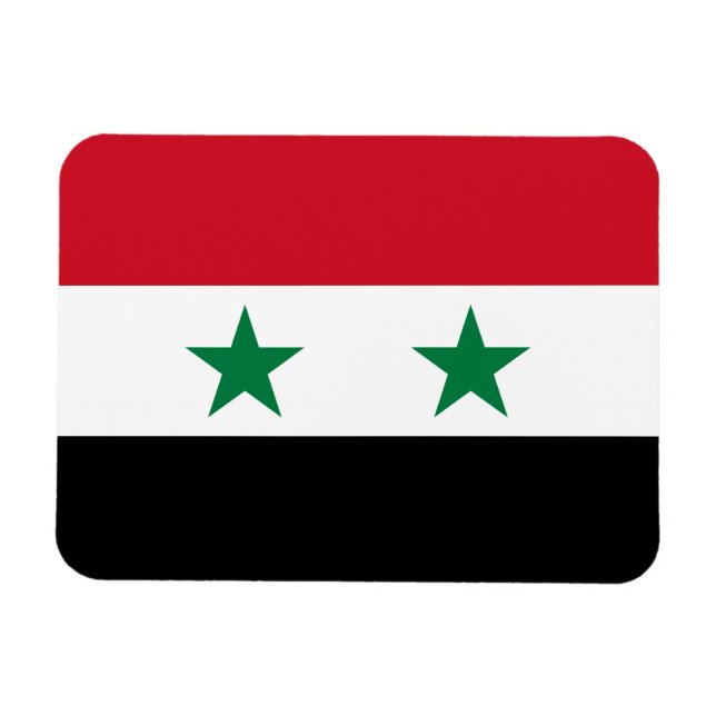 Syria Old Flag Magnet (Horizontal)