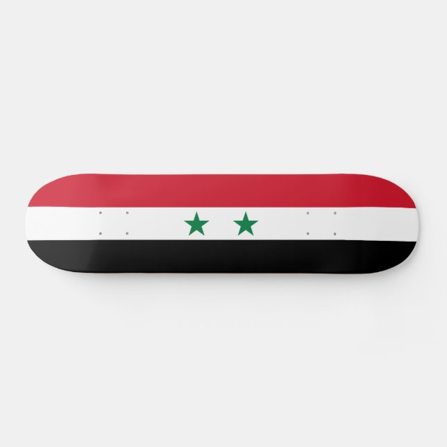 Syria Old Flag Skateboard (Horz)