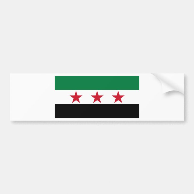 syria opposition bumper sticker (Front)