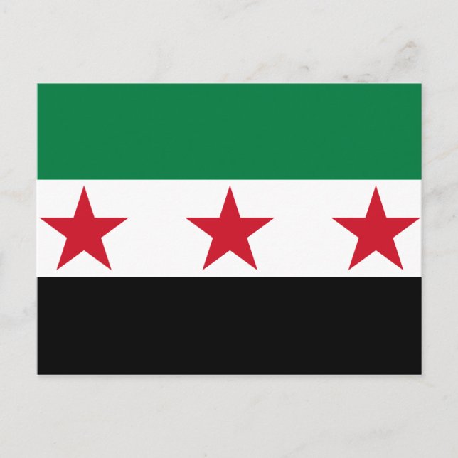 syria opposition postcard (Front)