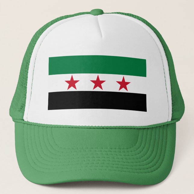 syria opposition trucker hat (Front)