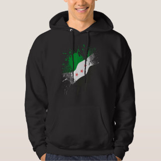 Syria Revolution Green Syrian Flag Free Syria Hoodie