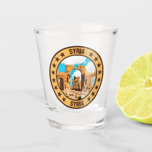 Syria shot glass