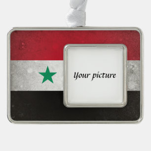Syria Silver Plated Framed Ornament