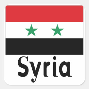 Syria Square Sticker