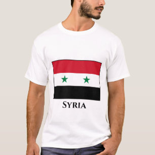 Syria (Syrian) Flag T-Shirt