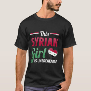 Syria Syrian Roots Syrian Heritage Proud Syrian Fl T-Shirt