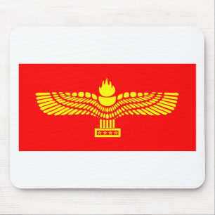 Syriac Aramaic Flag Mouse Pad