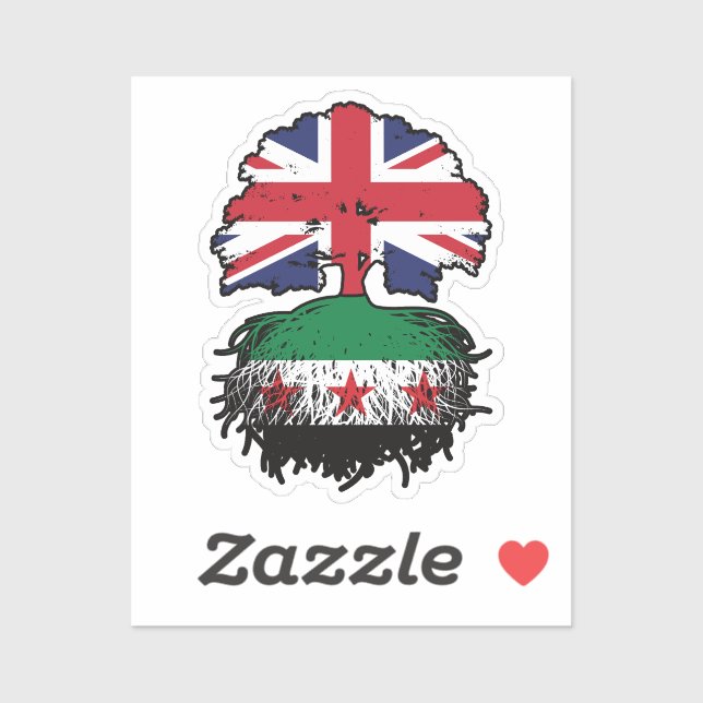 Syrian British Roots and Crown Tree (Sheet)