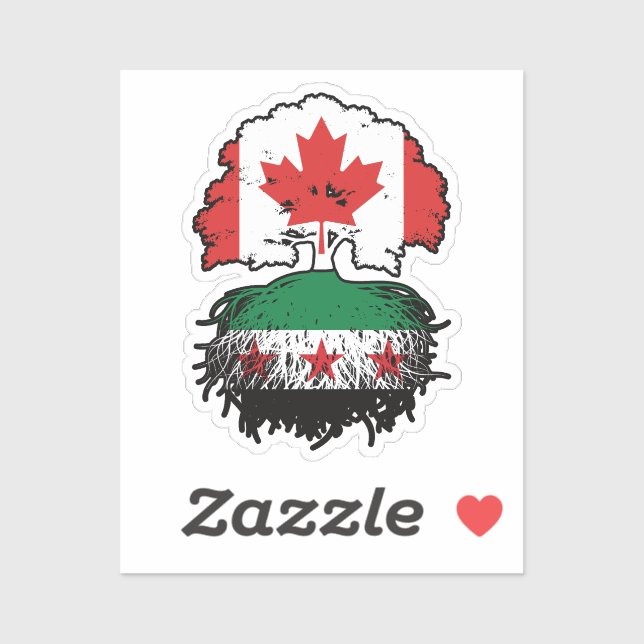Syrian Canadian Roots and Crown Tree (Sheet)