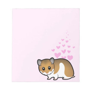 Syrian Hamster Love Notepad