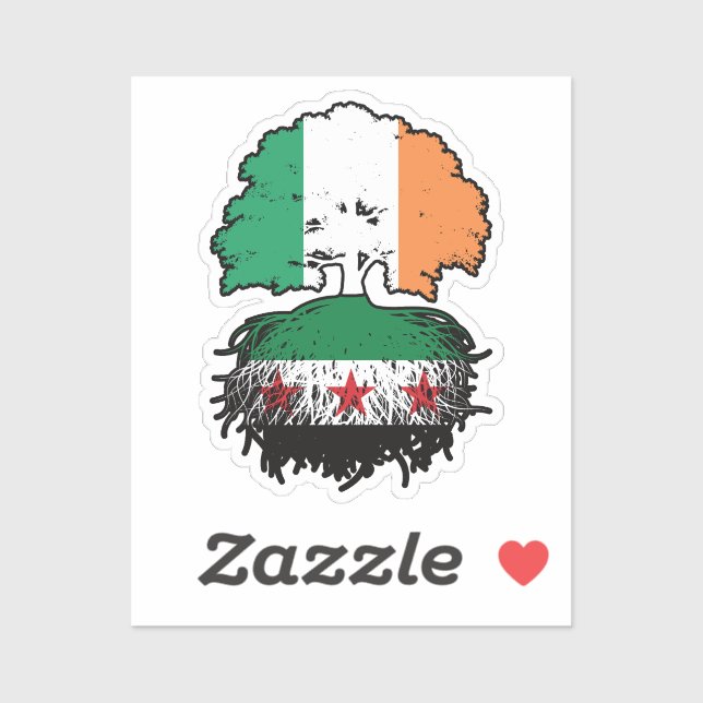 Syrian Irish Roots and Crown Tree (Sheet)