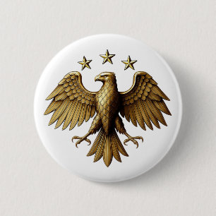 Syrian Modern Identity Eagle Emblem T-Shirt 6 Cm Round Badge