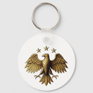 Syrian Modern Identity Eagle Emblem T-Shirt Key Ring