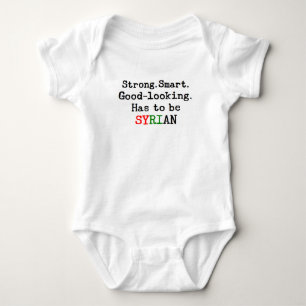 syrian strong baby bodysuit