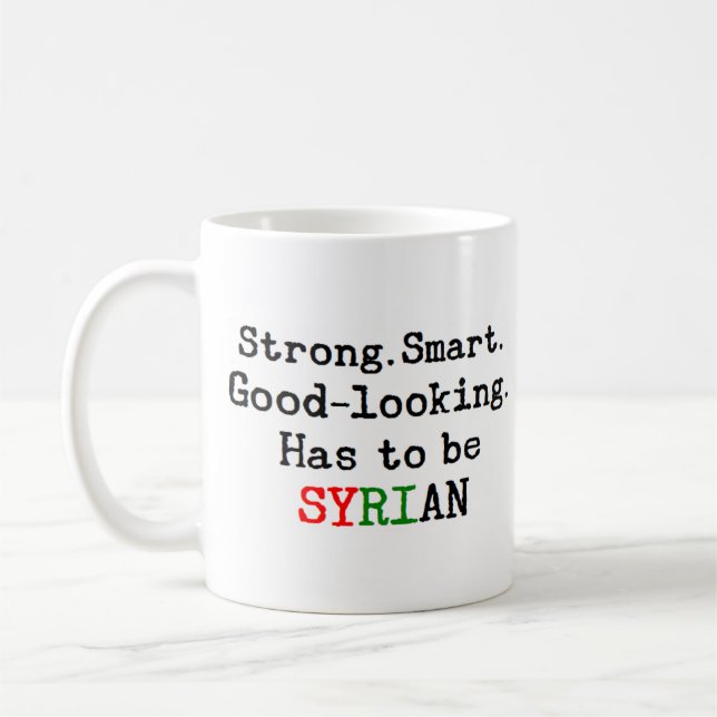 syrian strong coffee mug (Left)