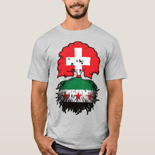 Syrian Swiss Roots and Crown Tree T-Shirt