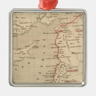 Syrie et de la Palestine, 624 ans apres JC Metal Tree Decoration
