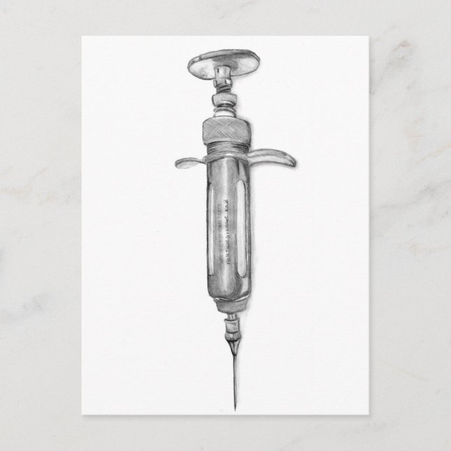 Syringe Postcard (Front)