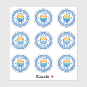 Syros Island, Greece Multiple Pack Sticker