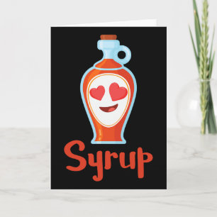 Syrup For Pancakes Couples Costume Halloween Cute  Card