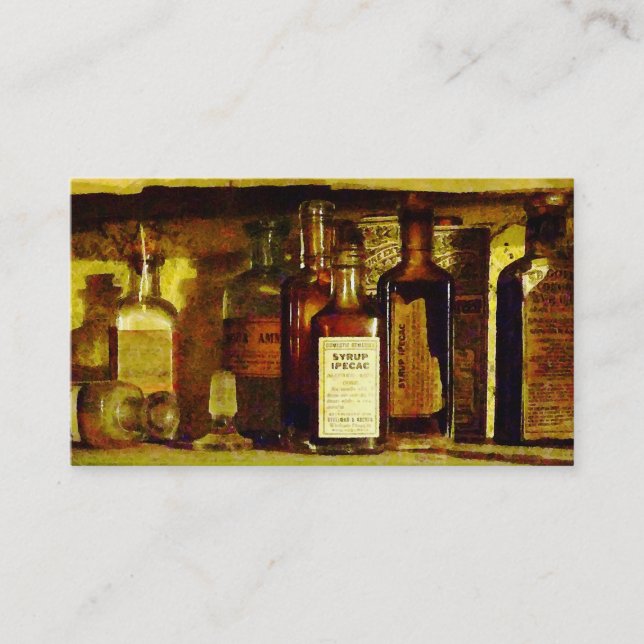 Syrup of Ipecac Business Card (Front)