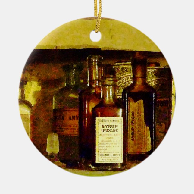Syrup Of Ipecac Ceramic Tree Decoration (Front)