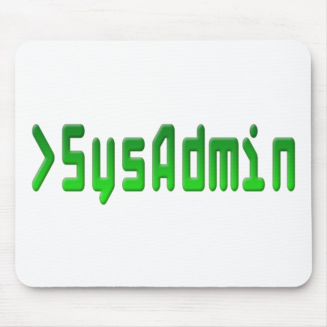 SysAdmin Mouse Pad (Front)