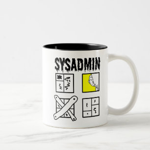 Sysadmin - System Administrator Two-Tone Coffee Mug