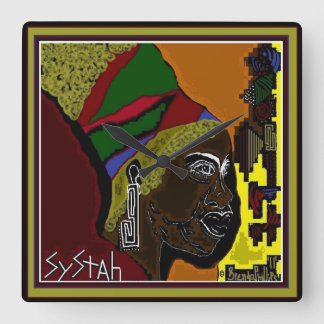 SYSTAH TIMECLOCK SQUARE WALL CLOCK