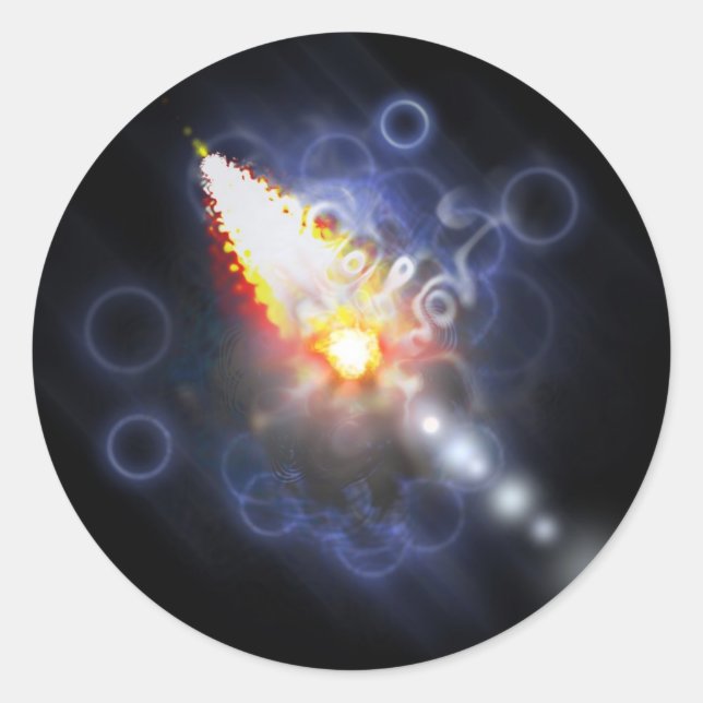 System 5 classic round sticker (Front)