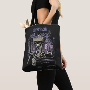 System Collapse - Techno-Dystopian Streetwear Tote Bag