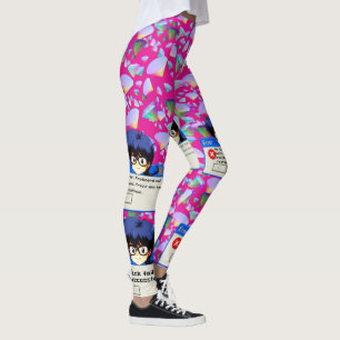 System Error: Retro Nerd Aesthetics Leggings