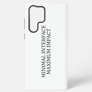 System Interface | Minimal Interface Samsung Galaxy Case