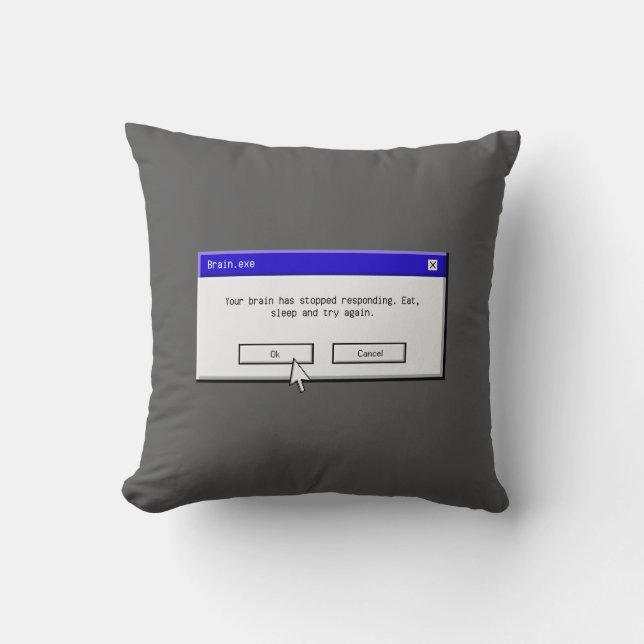 System message, admin pillow (Front)