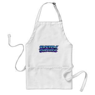 System Override Futuristic Tech Apron