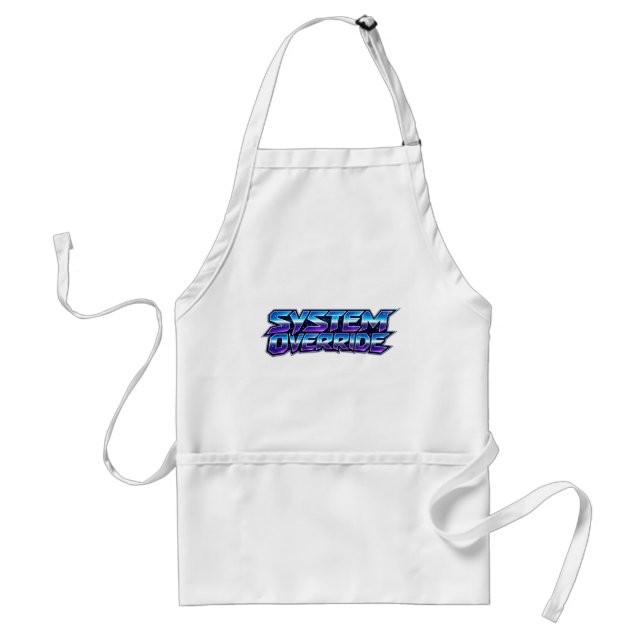 System Override Futuristic Tech Apron (Front)
