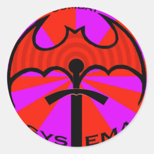 SYSTEMA LOGO CLASSIC ROUND STICKER