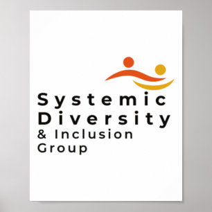 Systemic Diversity Inclusion Group Logo Design Sti Poster