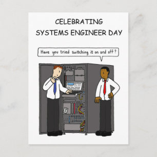 Systems Engineer Day  July Postcard