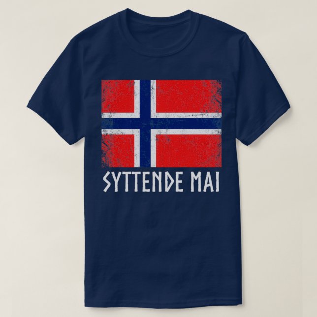Syttende Mai norwegian Norway 4 T-Shirt (Design Front)