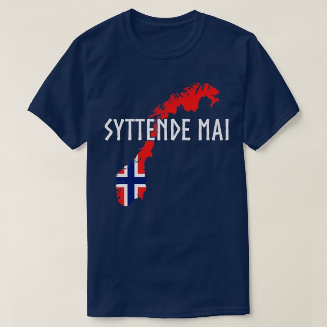 Syttende Mai norwegian Norway T-Shirt (Design Front)