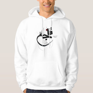 SYUJA brave motivation calligraphy Hoodie