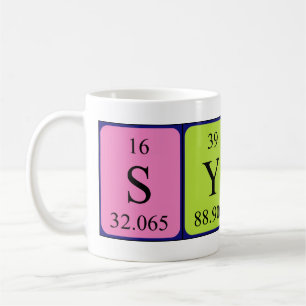 Syver periodic table name mug