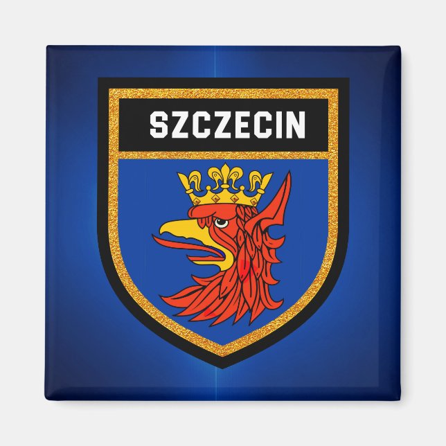 Szczecin Flag Magnet (Front)
