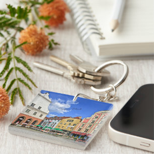 Szczecin, Poland picturesque photo Key Ring