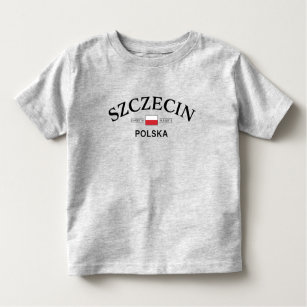 Szczecin Polska (Poland) Polish Coordinates Toddler T-Shirt